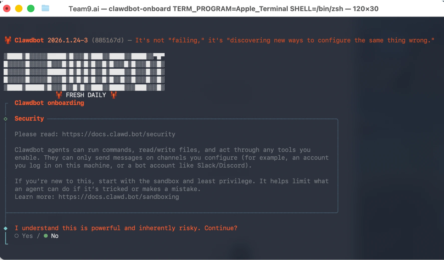 OpenClaw Terminal Interface